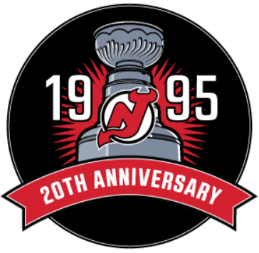 New Jersey Devils 2014 15 Anniversary Logo iron on paper